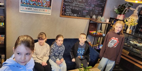 Klasa 4b na warsztatach teatralnych w Mostowni w Gdańsku Wrzeszczu.