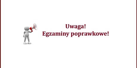 Terminy egzaminów poprawkowych