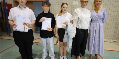 Powiększ grafikę: Nagrodzeni w Samorządzie Uczniowskim SP18.