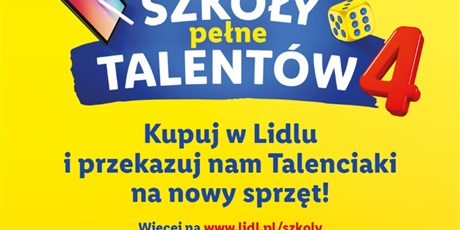Zbierajmy ponownie TALENCIAKI dla naszej szkoły