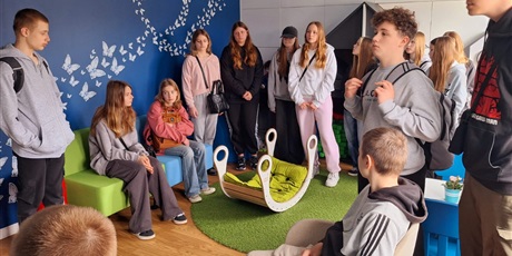 Powiększ grafikę: Klasa 7b w Pomorskim Hospicjum