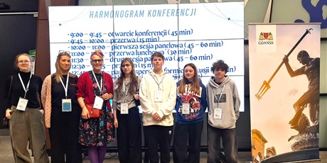Powiększ grafikę: Samorząd Uczniowski na konferencji 