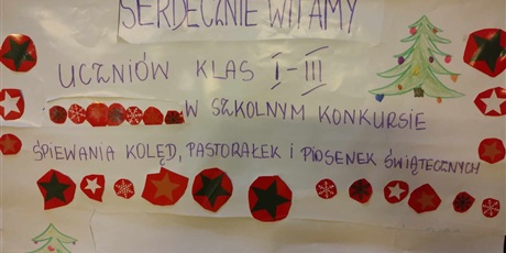 Powiększ grafikę: Szkolny Konkurs Kolęd i Pastorałek