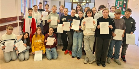 Powiększ grafikę: Wyniki wyborów do Samorządu Uczniowskiego w klasach 4-8 SP nr 18.