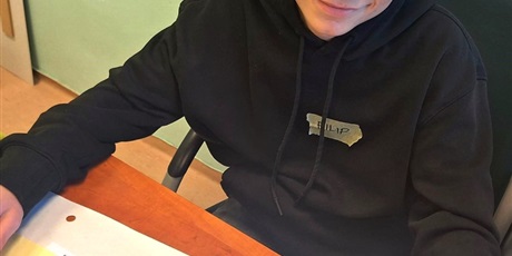 Powiększ grafikę: Zuzia i Filip na szkoleniu w Gdańskim Centrum Mediacji Szkolnej i Rówieśniczej